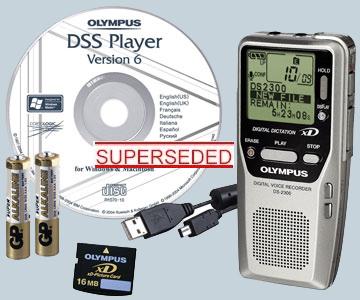 OLYMPUS DS-2300 DIGITAL VOICE RECORDER