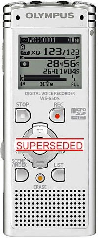 WS650S - OLYMPUS WS 650 S DIGITAL CONFERENCE RECORDER