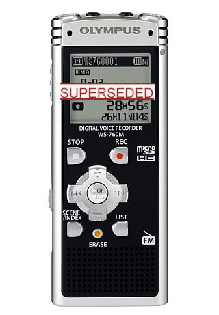 OLYMPUS WS-760M DIGITAL VOICE RECORDER